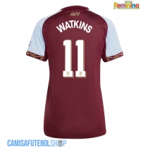 Camisa de time de futebol Aston Villa Ollie Watkins #11 Replicas 1º Equipamento Feminina 2025-26 Manga Curta